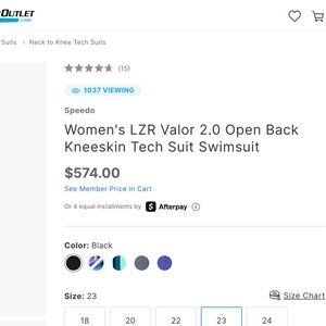 Women's Speedo Tech Swimsuits LZR Valor